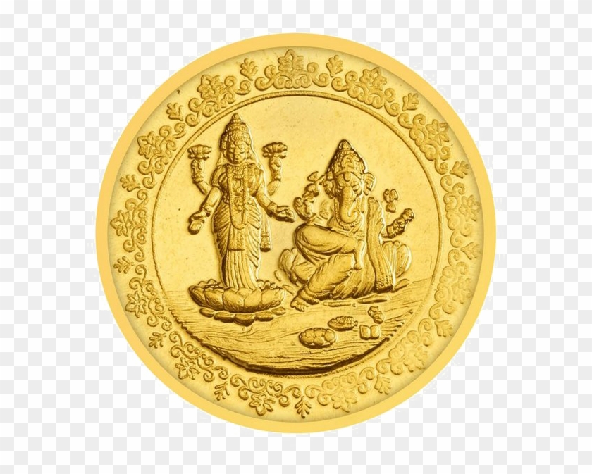 Lakshmi Gold Coin Png Download Image - Laxmi Gold Coin Png Clipart
