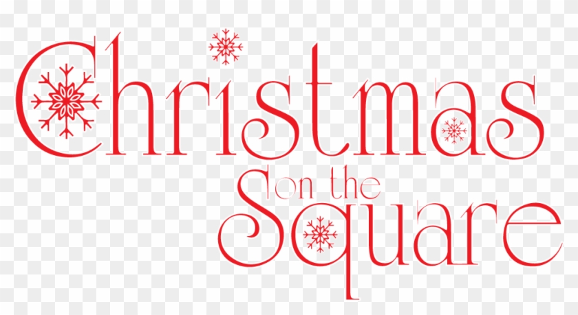 Christmas On The Square - Calligraphy Clipart