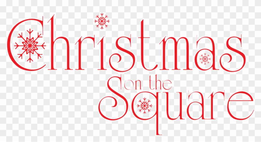 Christmas On The Square - Calligraphy Clipart #37724
