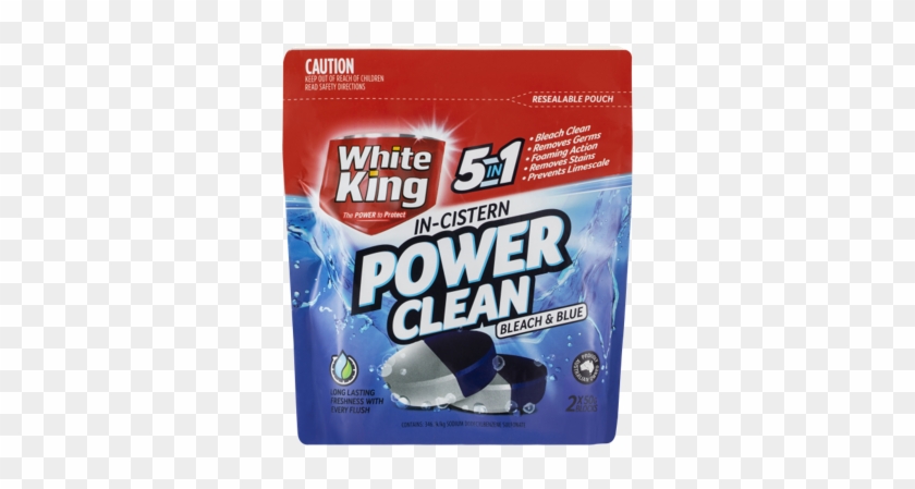 White King All In 1 In-cistern Power Shots Bleach And - Chocolate Clipart #37725