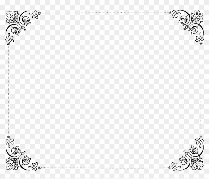 Vintage Border Frame Png - Vintage Border Frame Clipart #37747