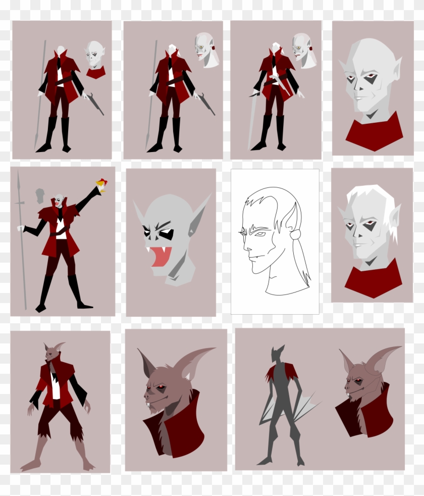 This Free Icons Png Design Of Vampire Sketch Clipart #37776