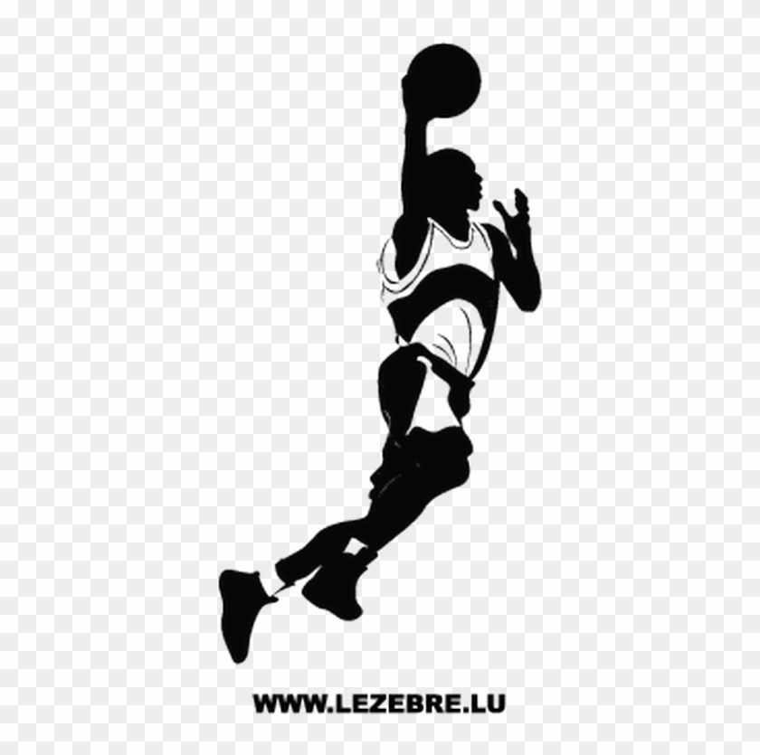 Sticker Joueur Basketball 4 - Joueur Basketball Clipart #37825