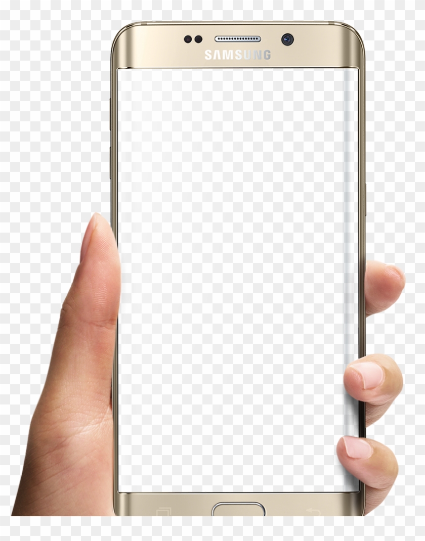 Phone In Hand Png - Samsung Hand Mobile Png Clipart #37998