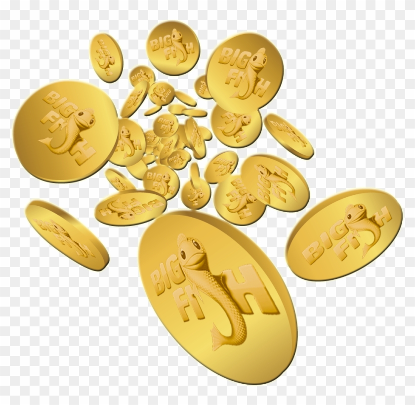Gold Coins Falling Png - Jackpot Coin Clipart #38019