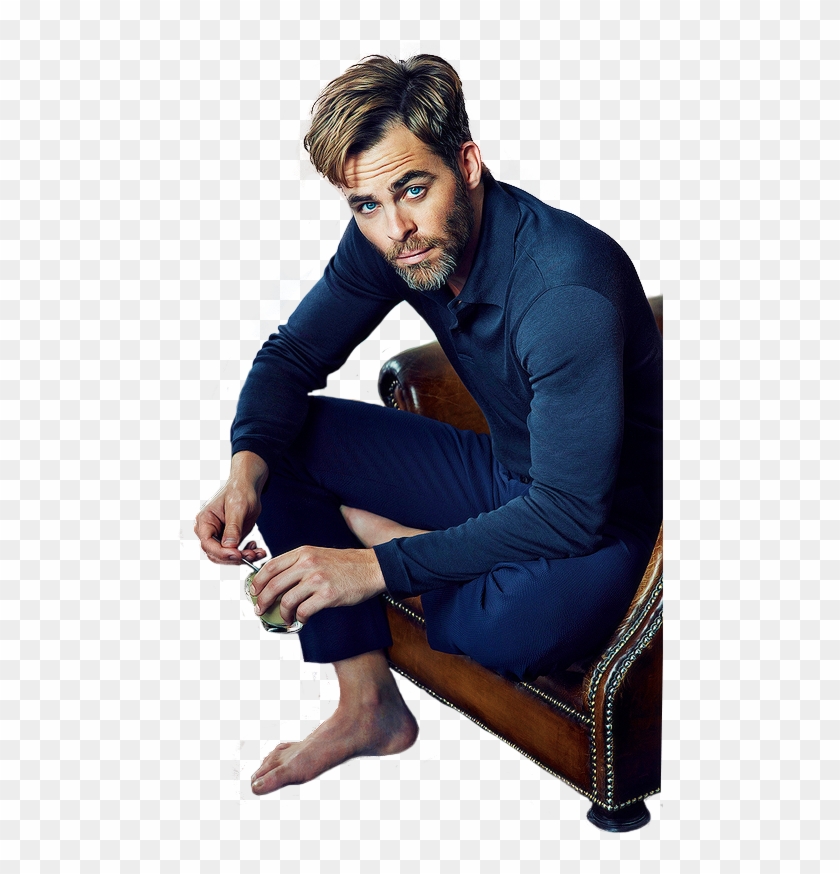 Chris Pine Png Free Download - Chris Pine Elle Magazine Photoshoot Clipart #38063
