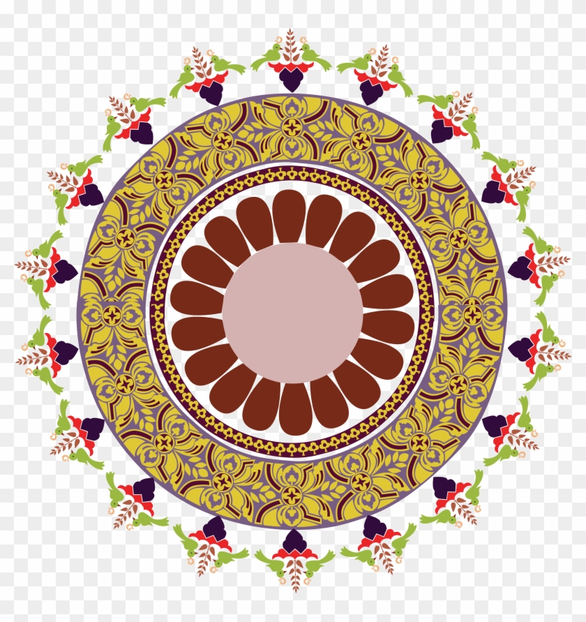 Rangoli Drawing Famous - Rangoli Png Hd Clipart