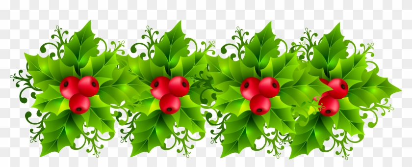 Christmas Holly Transparent Png Clipart