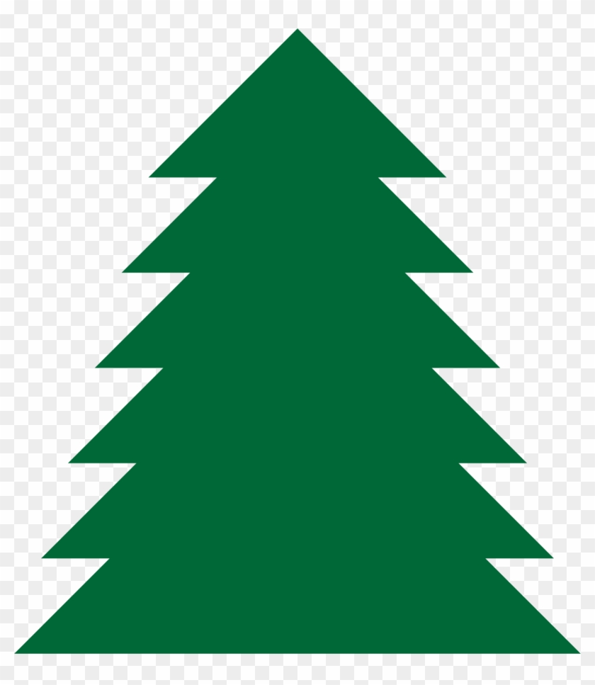 Pine Tree Silhouette Clip Art - Pine Tree Png Clipart Transparent Png #38372