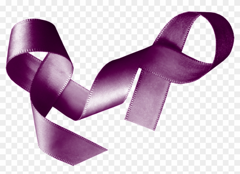 The Gallery For > Purple Ribbon Png - Paper Clipart #38723