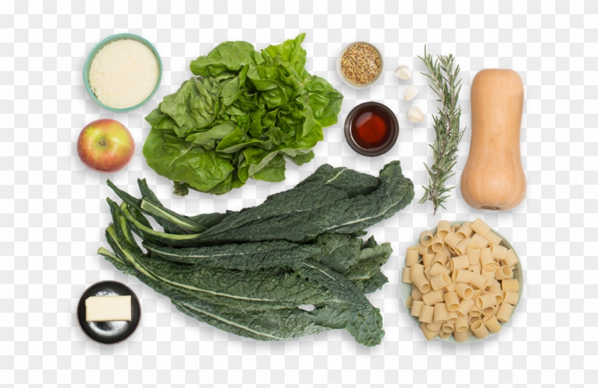 Butternut Squash & Kale Rigatoni With Crispy Rosemary Clipart