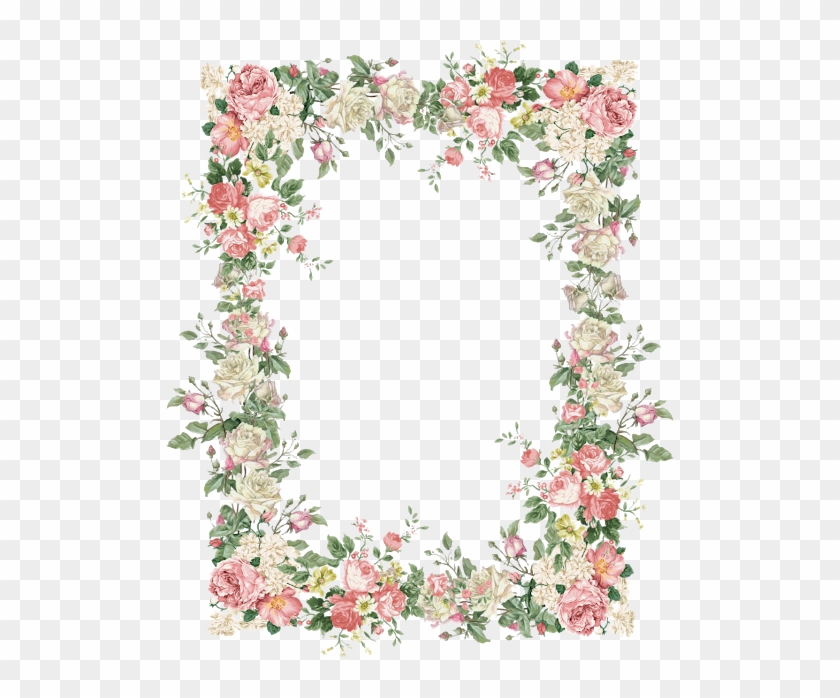 Border Png For Free Download On - Flower Frame Png Free Clipart
