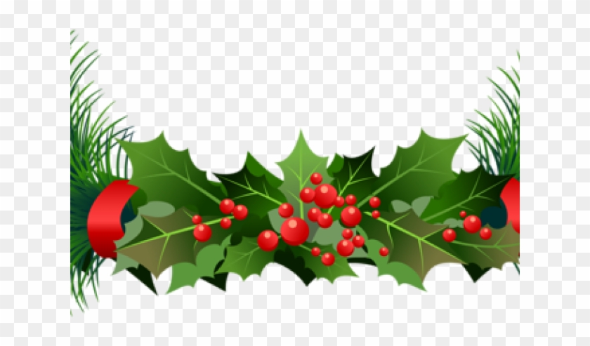 Christmas Garland Clipart - Christmas Garland Vector Png Transparent Png