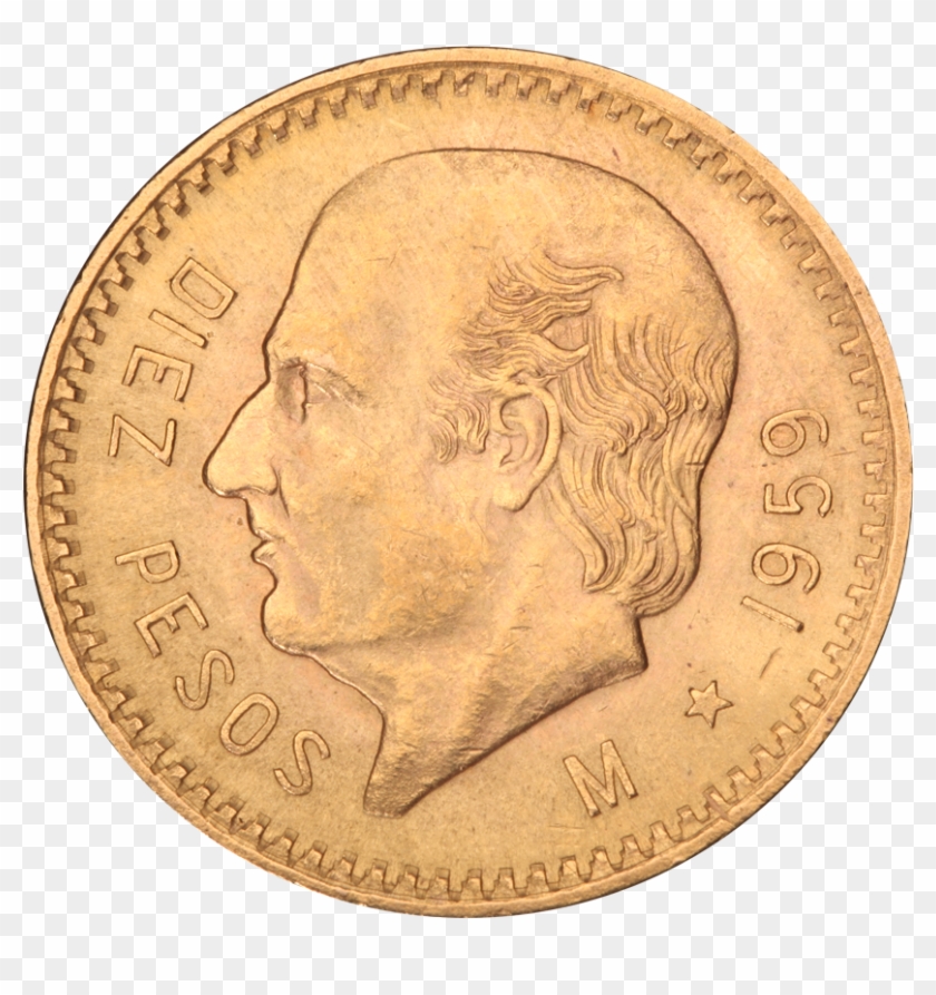 5, 5, 10 Pesos Front - Mexico Gold 2.5 Pesos Clipart #38905