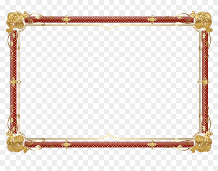 Gold Transparent Certificate Border / Pin amazing png images that you