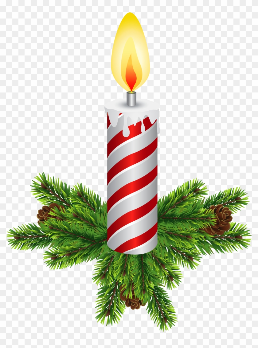 Christmas Candles Transparent Png Clip Art