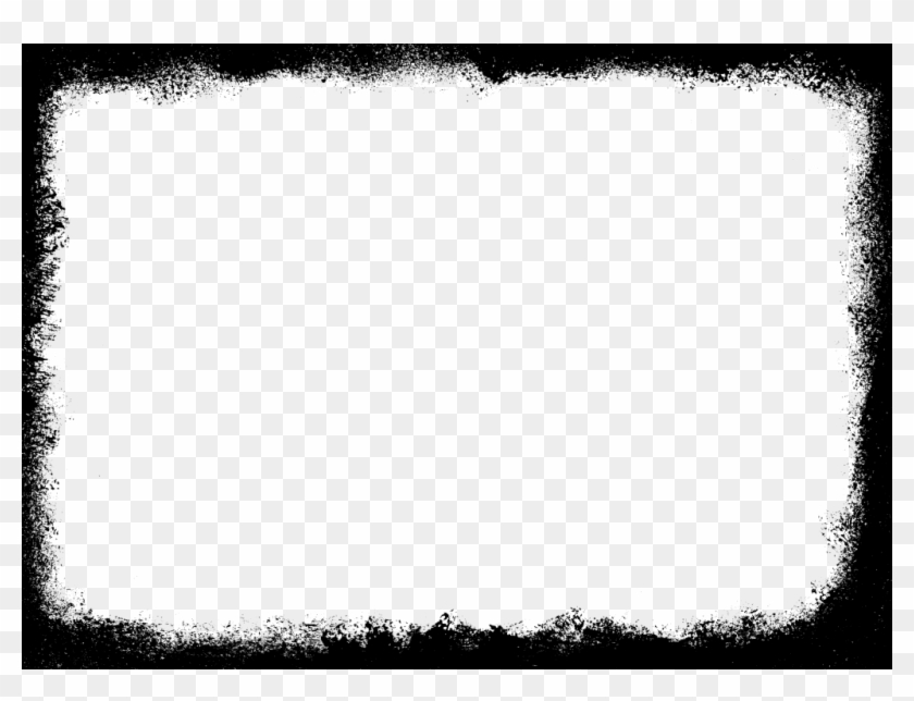 8 Grunge Frame Png Vol 2 Onlygfx Com - Monochrome Clipart
