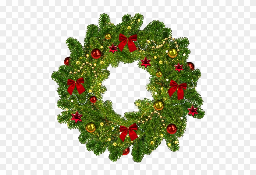 Christmas Wreath Image Free - Wreath Clipart #39138