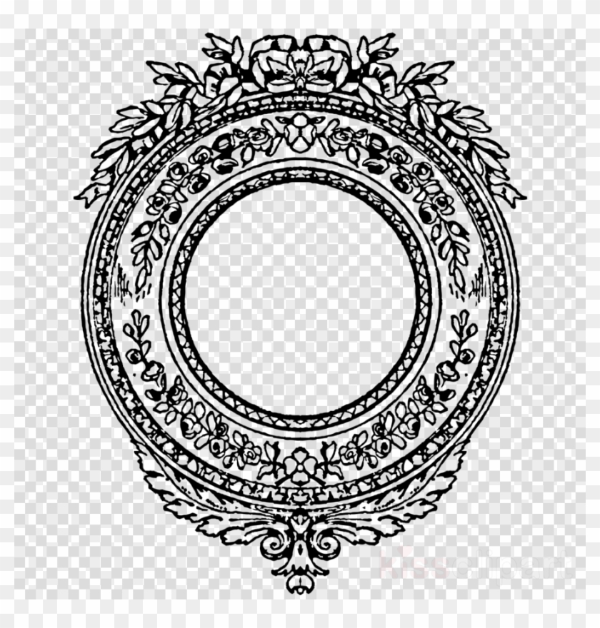 Download Transparent Round Vintage Border Clipart Borders - Png Download