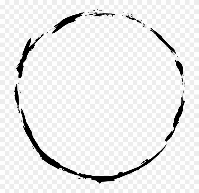 720 X 737 13 - Grunge Circle Frame Png Clipart