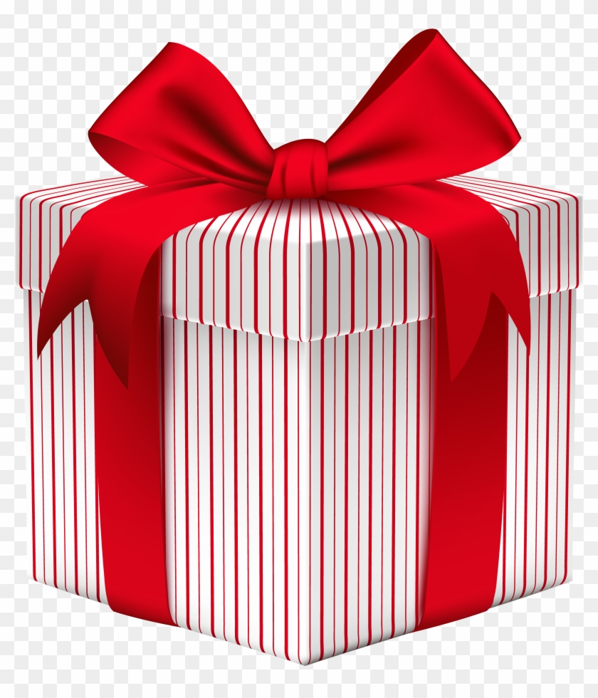 Gift With Bow - Present With Bow Clipart - Png Download #39319