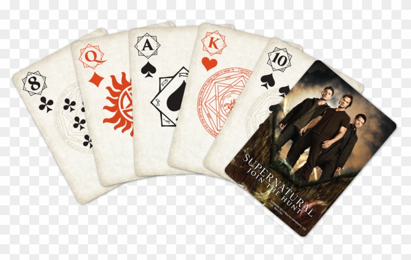 Join The Hunt Playing Cards Deck A Contents - Supernatural Card Deck Clipart