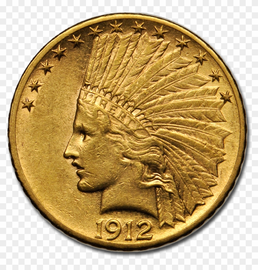 Picture Of $10 Indian Head Gold Coins Xf - Coin Clipart #39361