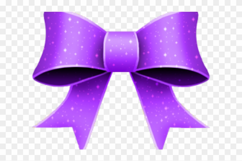 Purple Bow Transparent Background Clipart #39383