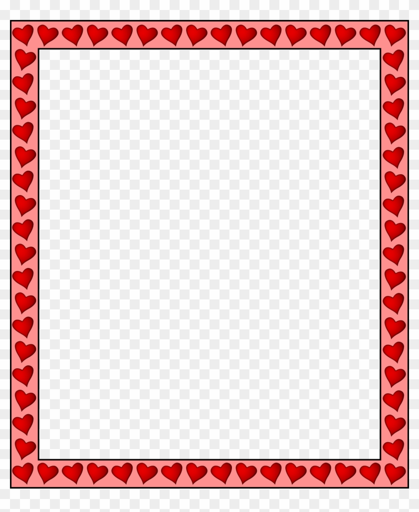 2044 X 2400 7 - Square Frame Heart Clip Art Free - Png Download #39504