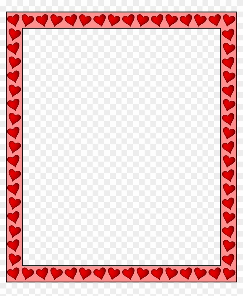 2044 X 2400 7 - Square Frame Heart Clip Art Free - Png Download