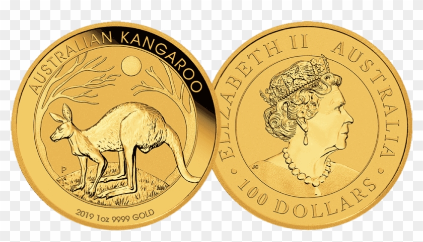 Perth Mint Gold Coins - Perth Mint Kangaroo Gold Coin 2019 Clipart #39506