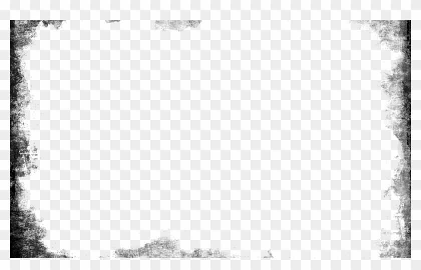Grunge Vignette Border Png Transparent For Photoshop - Border Transparent Photoshop Clipart
