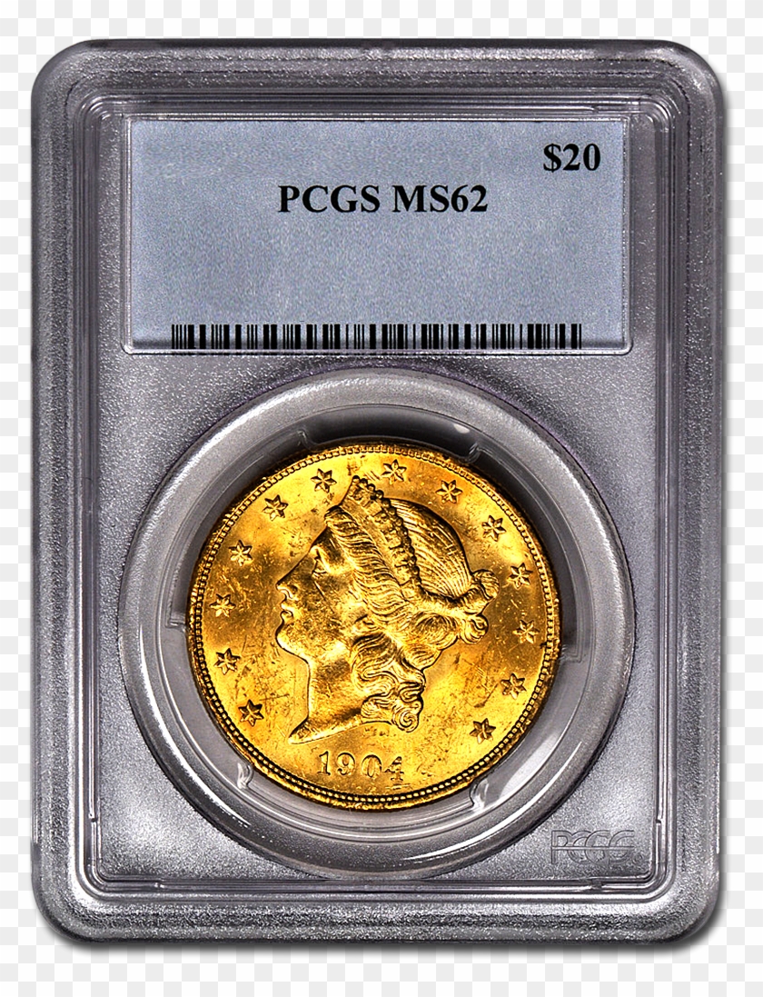Picture Of $20 Liberty Gold Coins Ms 62 - Coin Clipart #39834