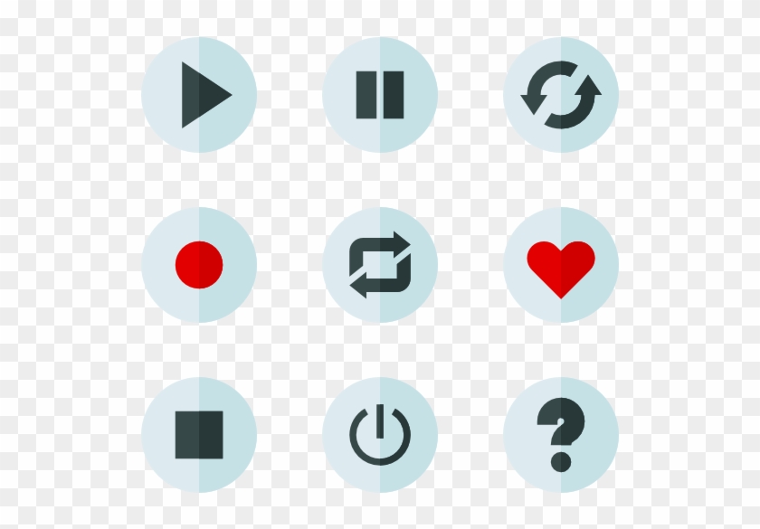 Multimedia Player Control - Circle Clipart