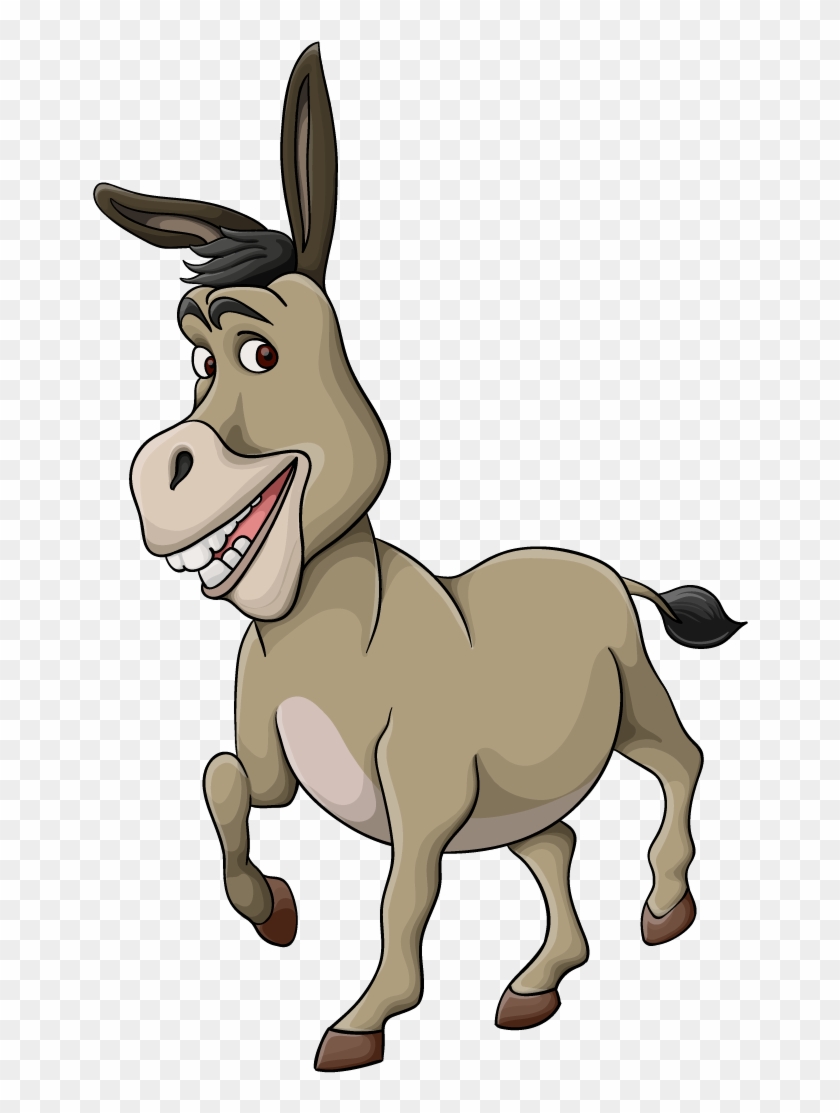 722 X 1282 16 - Donkey From Shrek Drawing Clipart #300075