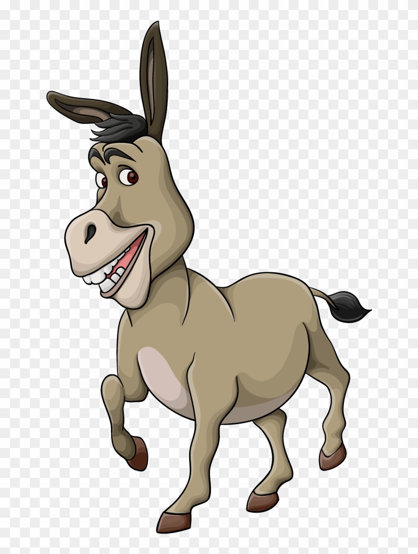 722 X 1282 16 - Donkey From Shrek Drawing Clipart