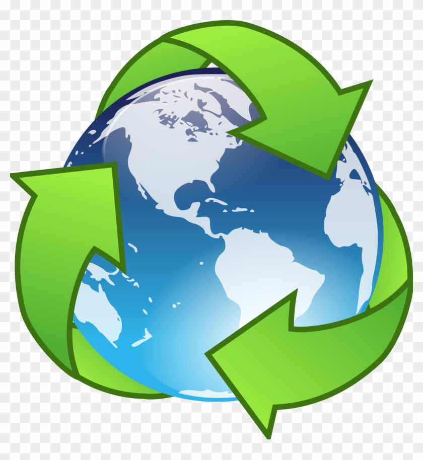 File - Earth Recycle - Svg - Recycle Earth Clipart - Png Download