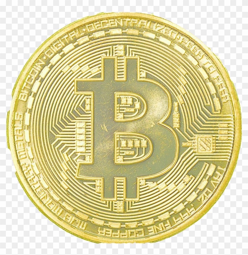 Bitcoin Png Image Free Download, Bitcoin Logo Png - Биткоин Золотой Clipart #300191