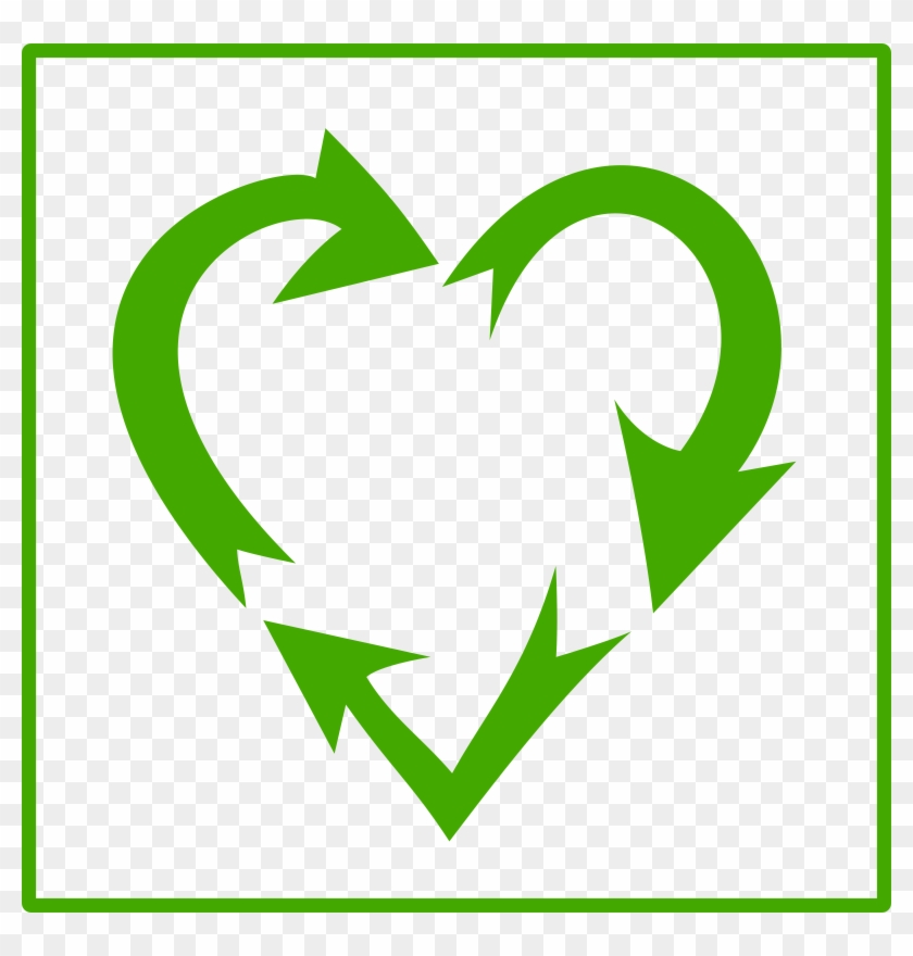 This Free Icons Png Design Of Eco Green Love Recycle Clipart #300192