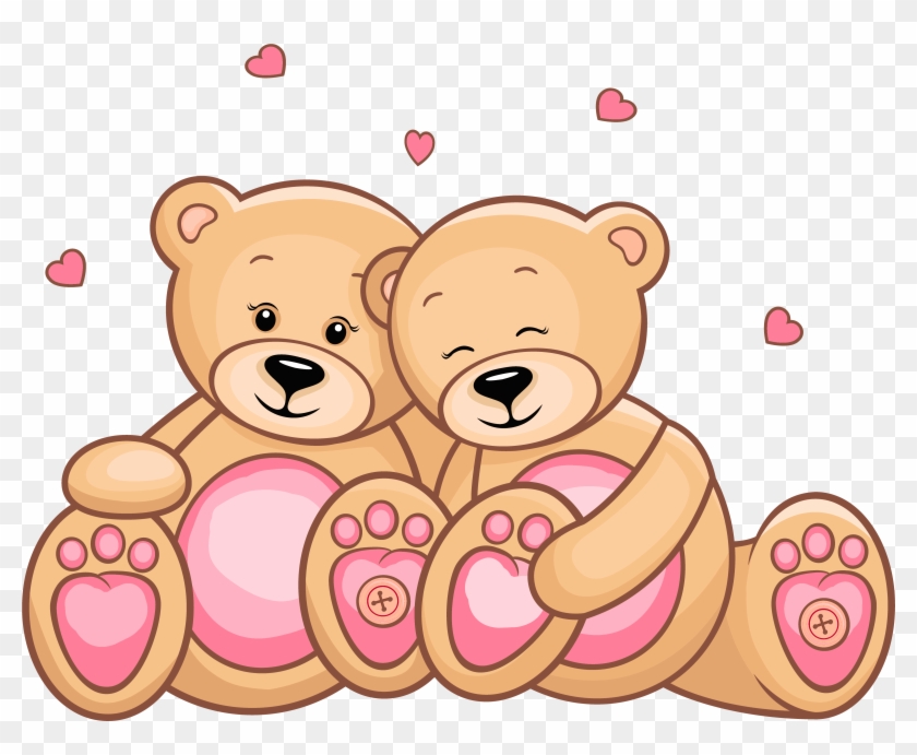 Valentines Teddy Bear Clipart - Png Download #300240