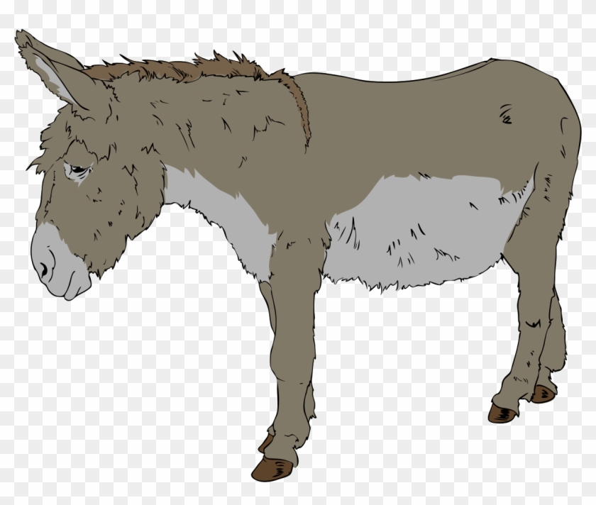 Donkey Clipart - Old Donkey Clipart - Png Download