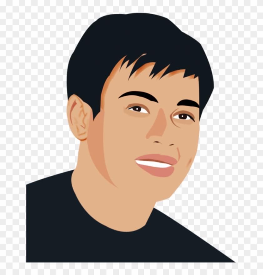 A Self Portrait Of A Beaker - Black Haired Man Clipart - Png Download
