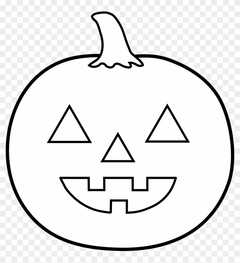 Jack O Lantern Black And White Jack Lantern Clipart - Jack O Lantern Line Art - Png Download