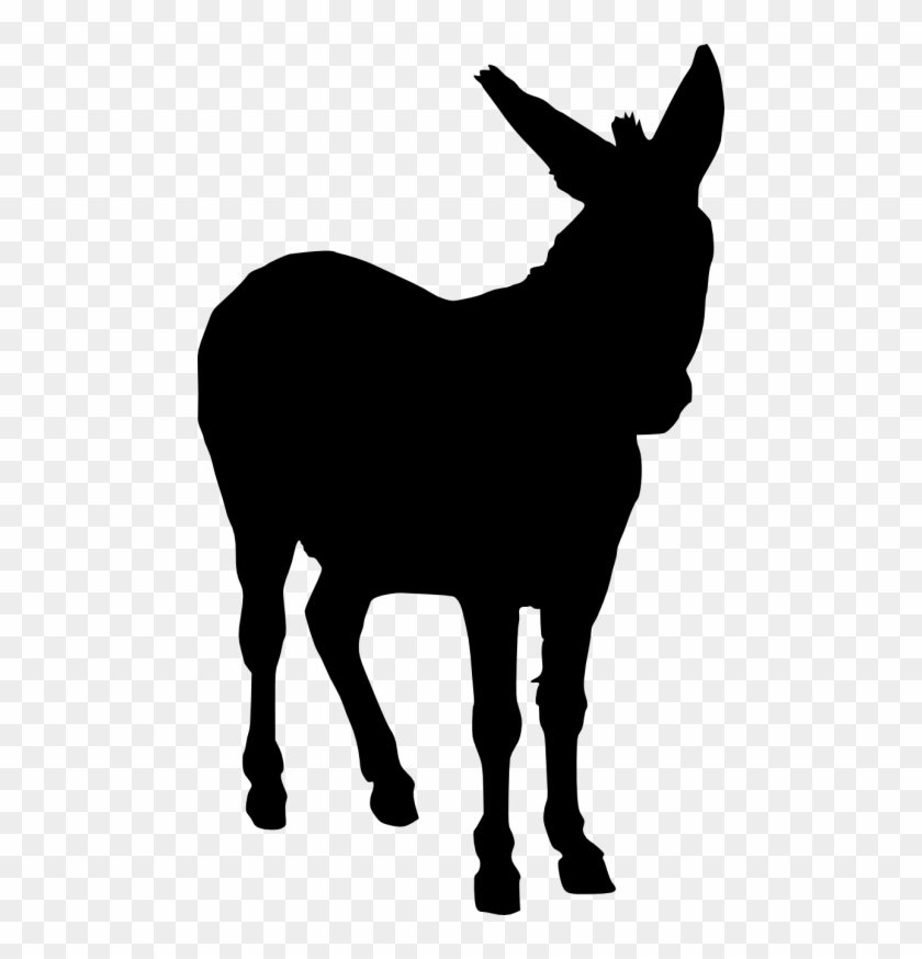 Free Png Donkey Silhouette Png - Silhouette Donkey Clip Art Transparent Png