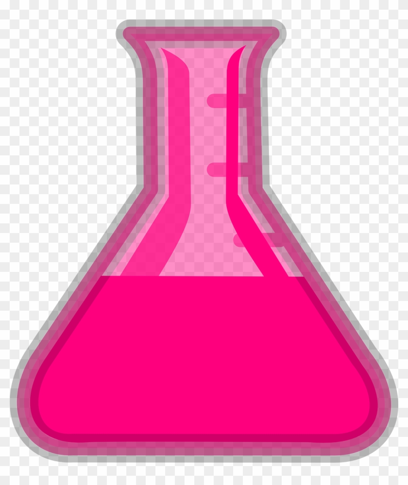 Pink Beaker Clipart - Pink Beaker - Png Download