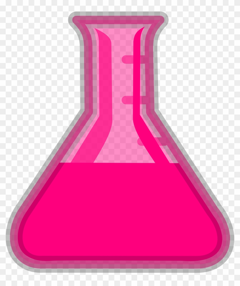Pink Beaker Clipart - Pink Beaker - Png Download #300437