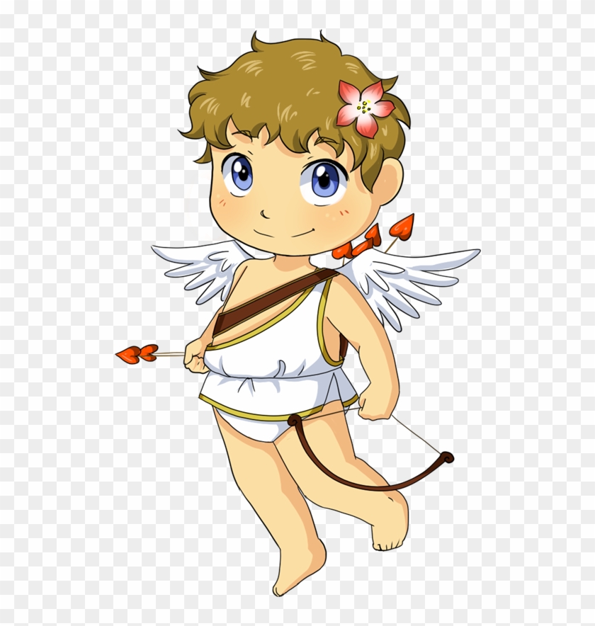 607 X 855 7 - Cute Cupid Clipart - Png Download #300660