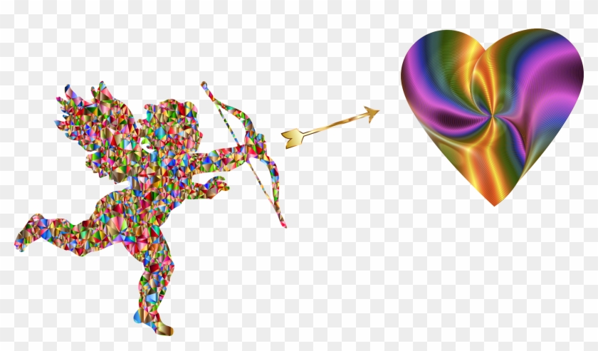 This Free Icons Png Design Of Cupid Shooting Heart Clipart #300686