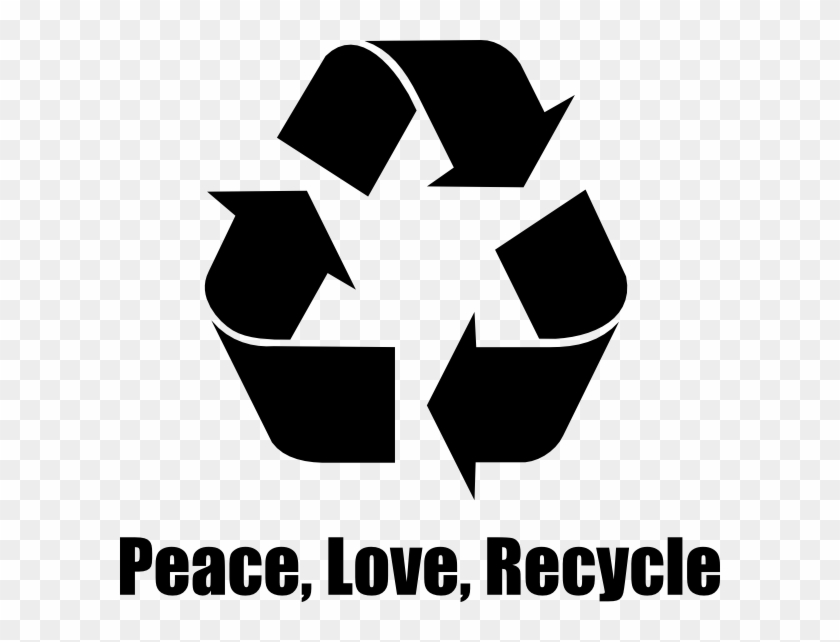 Original Png Clip Art File Peace, Love, Recycle Svg Transparent Png #300746