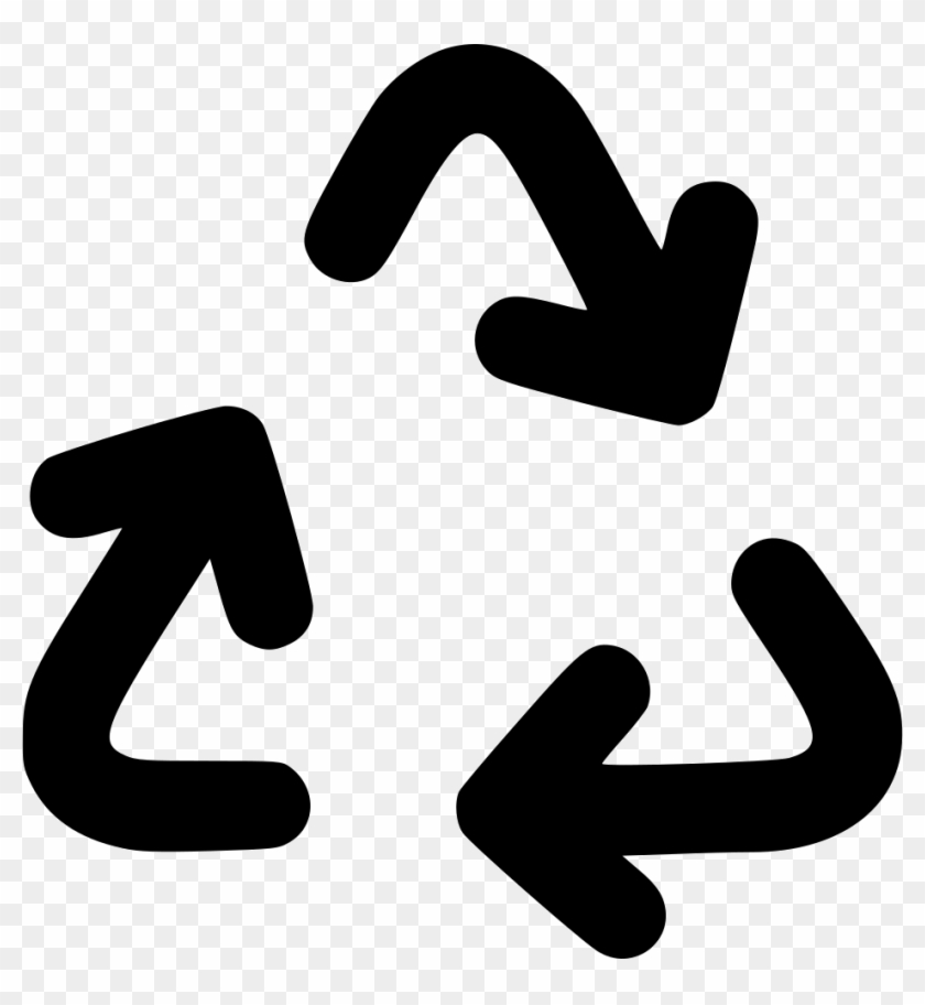 Png Stock Bin Triangle Arrows Recyclebin Trash Sign - Triangle Arrows Clipart